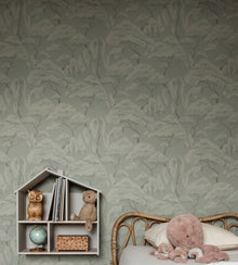 S10124 Kristoffer Jordnara Sage Green Wallpaper By Sandberg