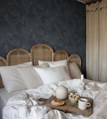 S10126 Evelina Jordnara Indigo Blue Wallpaper By Sandberg