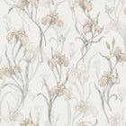 S10135 Iris Huset I Solen Powder Pink Wallpaper By Sandberg