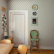 S10137 Maskrosen Huset I Solen Spring Green Wallpaper By Sandberg