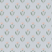 S10138 Maskrosen Huset I Solen Soft Blue Wallpaper By Sandberg
