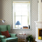 S10139 Maskrosen Huset I Solen Pink Wallpaper By Sandberg