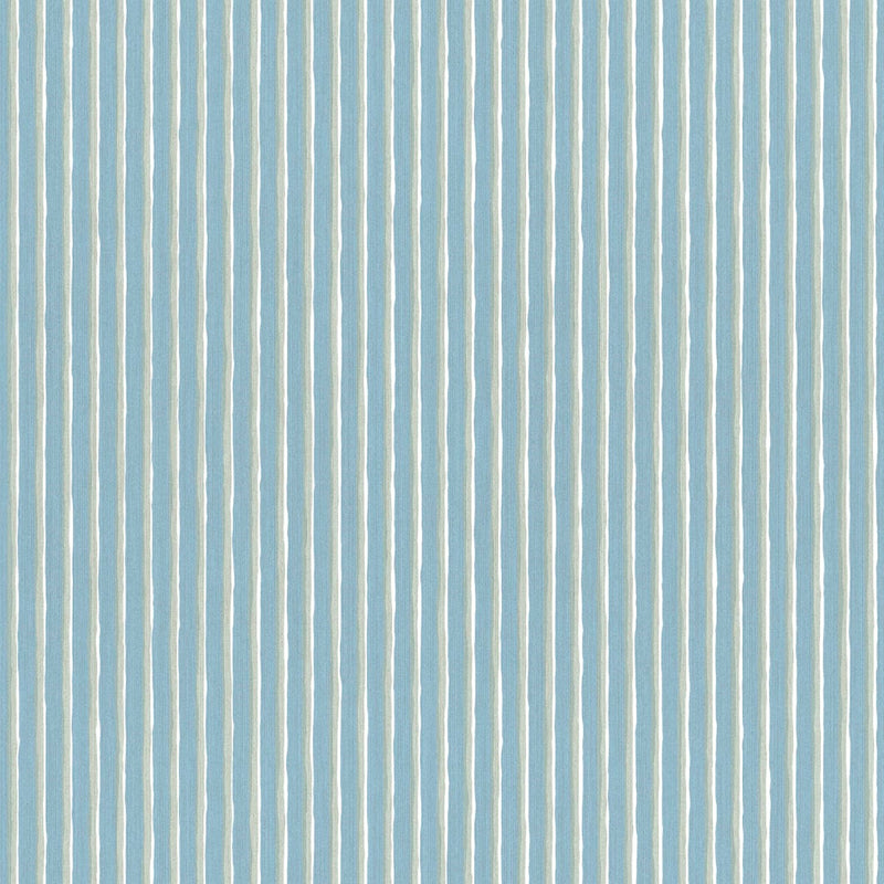 S10143 Brita Huset I Solen Sky Blue Wallpaper By Sandberg