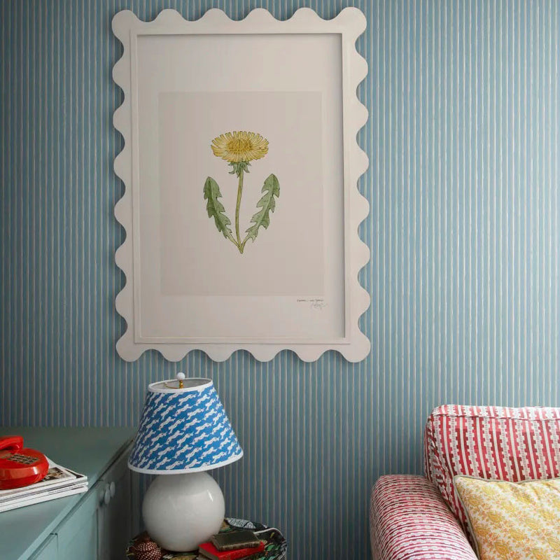 S10143 Brita Huset I Solen Sky Blue Wallpaper By Sandberg