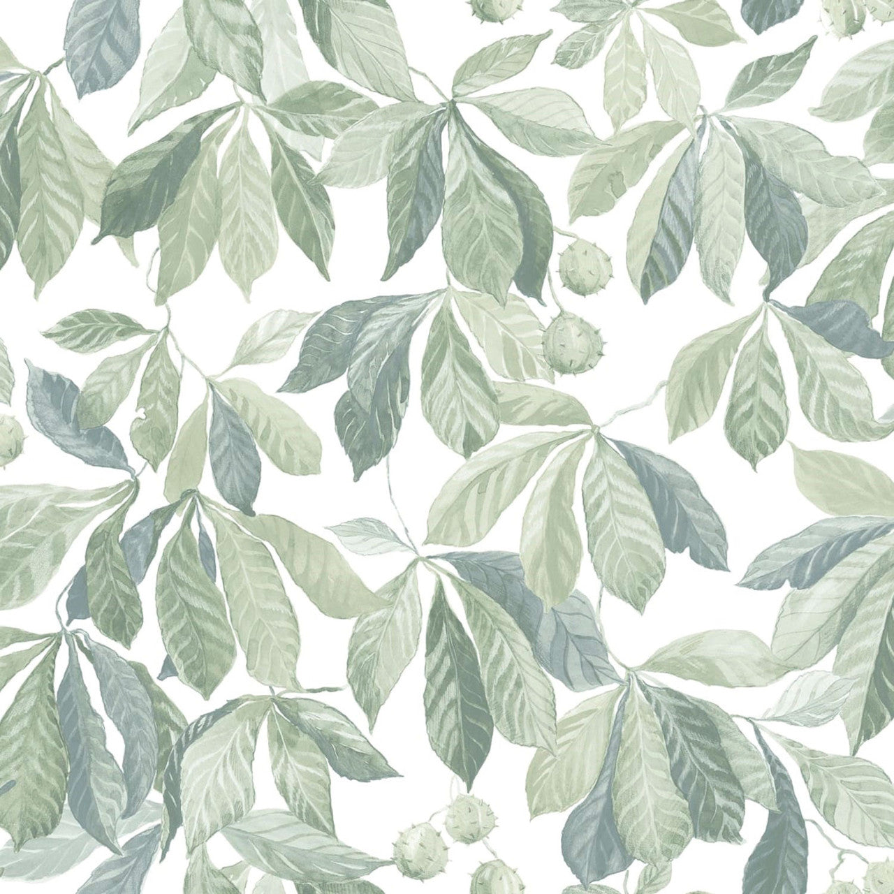 S10144 Kersti Huset I Solen Spring Green Wallpaper By Sandberg