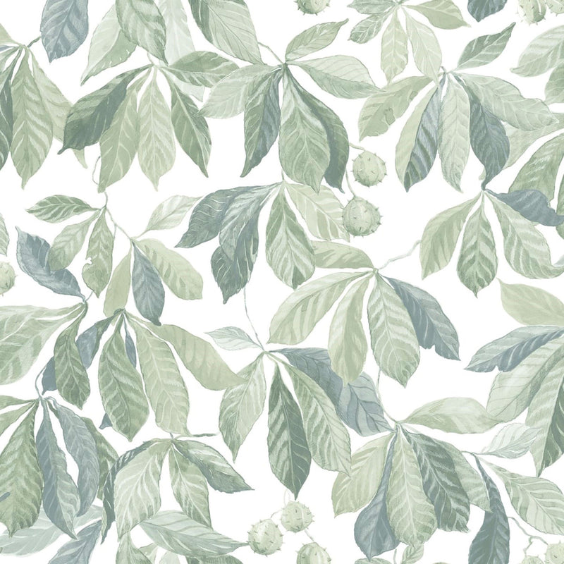 S10144 Kersti Huset I Solen Spring Green Wallpaper By Sandberg