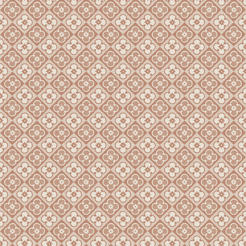 S10151 Lyckan Huset I Solen Copper Wallpaper By Sandberg