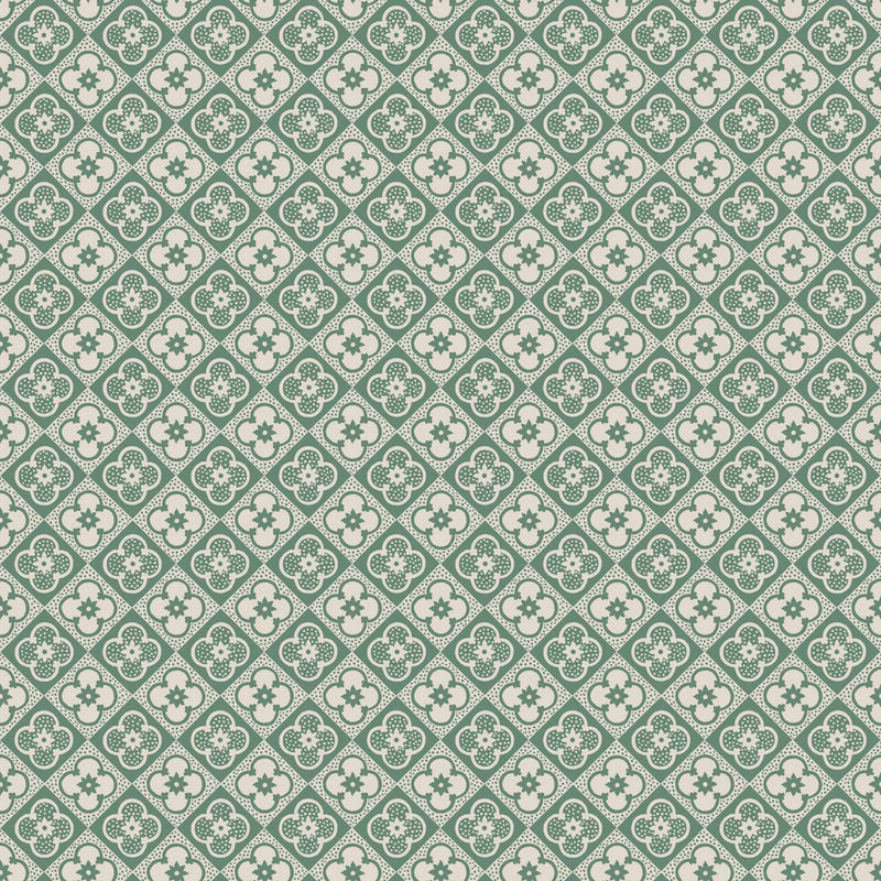 S10153 Lyckan Huset I Solen Emerald Wallpaper By Sandberg