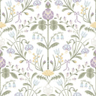 S10154 Till Carl Huset I Solen Lilac Wallpaper By Sandberg
