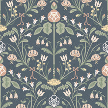 S10155 Till Carl Huset I Solen Indigo Wallpaper By Sandberg