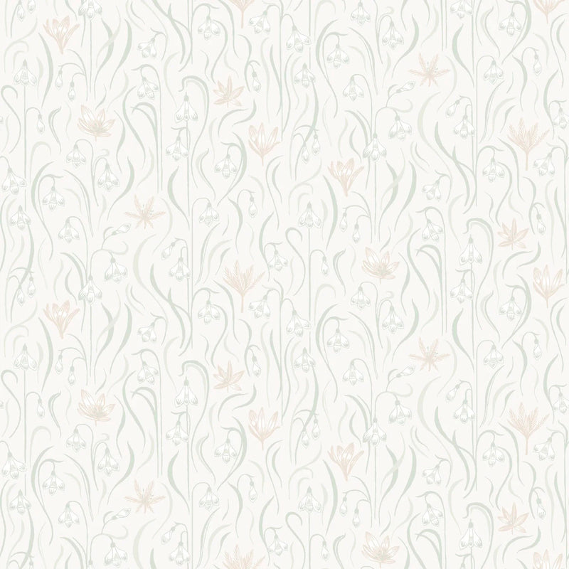 S10157 Signe Huset I Solen Spring Green Wallpaper By Sandberg