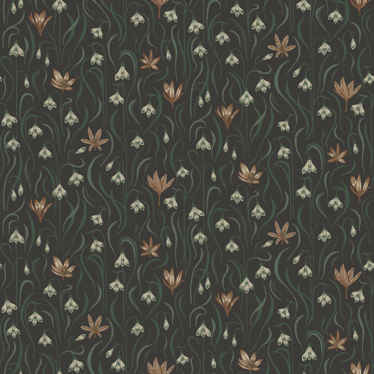 S10158 Signe Huset I Solen Charcoal Wallpaper By Sandberg