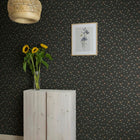 S10158 Signe Huset I Solen Charcoal Wallpaper By Sandberg
