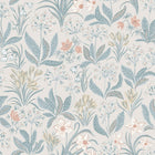 S10159 Huset I Solen Huset I Solen Folklore Blue Wallpaper By Sandberg