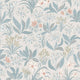 Huset I Solen Huset I Solen Folklore Blue Wallpaper By Sandberg