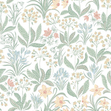 S10160 Huset I Solen Huset I Solen Spring Green Wallpaper By Sandberg