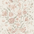 S10164 Karins Bukett Huset I Solen Powder Pink Wallpaper By Sandberg