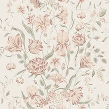 S10164 Karins Bukett Huset I Solen Powder Pink Wallpaper By Sandberg
