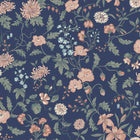 S10167 Till Karin Huset I Solen Midnight Blue Wallpaper By Sandberg