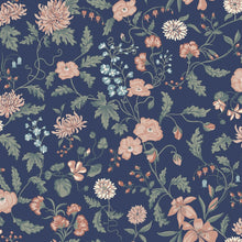 S10167 Till Karin Huset I Solen Midnight Blue Wallpaper By Sandberg