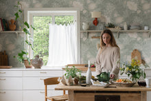 S10180 Sage Green Ava Villa Dalarö II Wallpaper by Sandberg