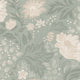 Sage Green Ava Villa Dalarö II Wallpaper by Sandberg