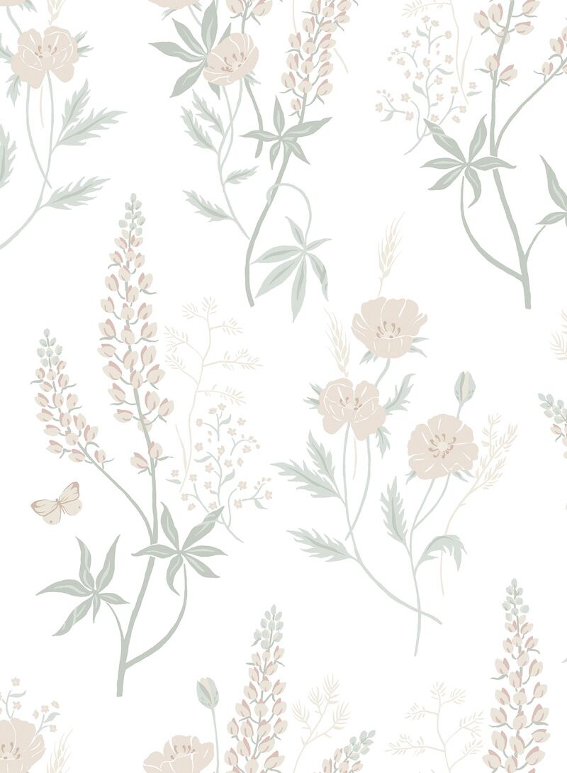 S10183 Pastel Emma Villa Dalarö II Wallpaper by Sandberg