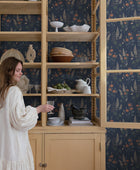 S10185 Classic Blue Emma Villa Dalarö II Wallpaper by Sandberg
