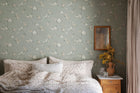 S10188 Sage Green Engla Villa Dalarö II Wallpaper by Sandberg