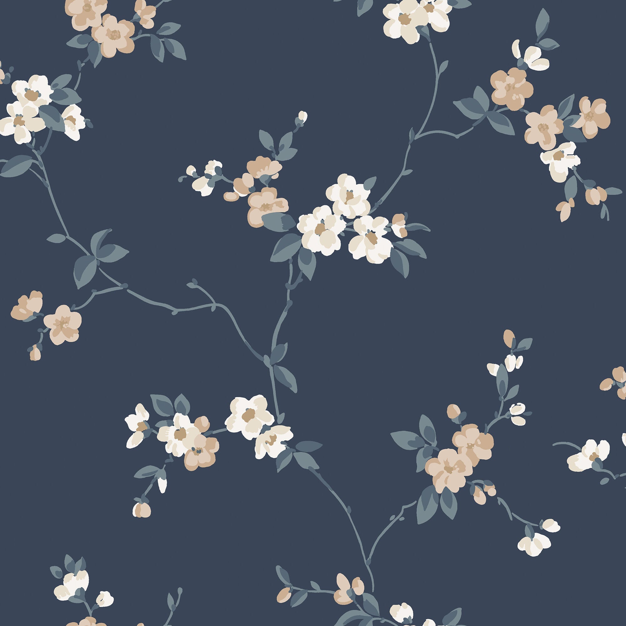 S10189 Classic Blue Engla Villa Dalarö II Wallpaper by Sandberg