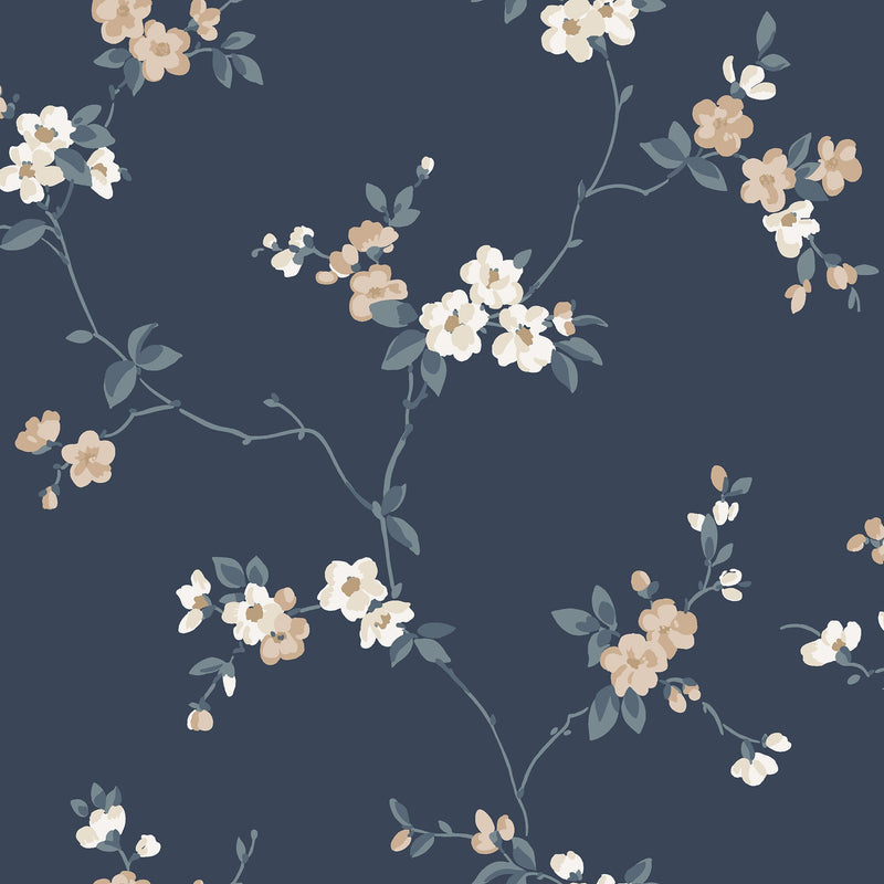 S10189 Classic Blue Engla Villa Dalarö II Wallpaper by Sandberg