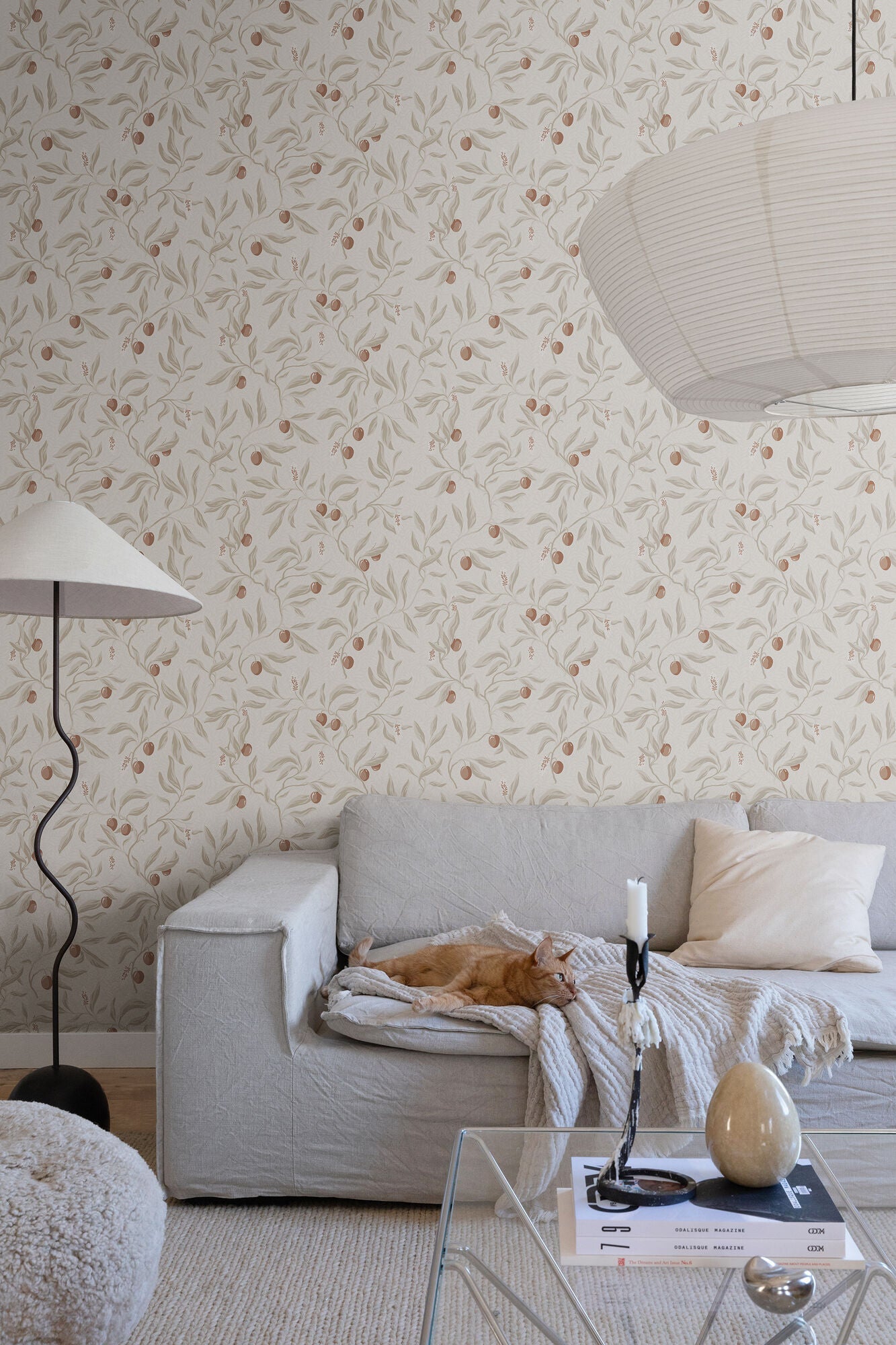 S10190 Linen Vinnie Villa Dalarö II Wallpaper by Sandberg