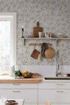 S10191 Sage Green Vinnie Villa Dalarö II Wallpaper by Sandberg