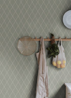 S10194 Sage Green Gabriel Villa Dalarö II Wallpaper by Sandberg