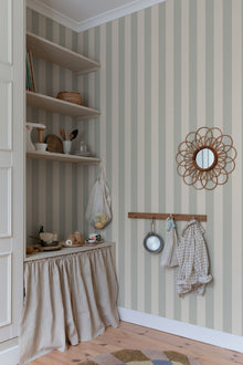 S10199 Sage Green Sam Villa Dalarö II Wallpaper by Sandberg