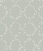 S10201 Sage Green Wilma Villa Dalarö II Wallpaper by Sandberg