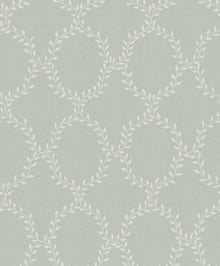 S10201 Sage Green Wilma Villa Dalarö II Wallpaper by Sandberg