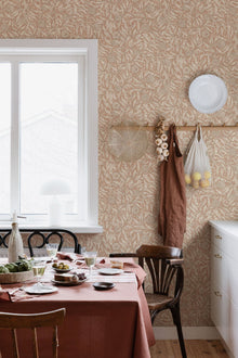 S10205 Terracotta Olof Villa Dalarö II Wallpaper by Sandberg