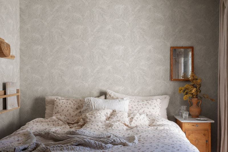 S10207 Mineral Gray Idun Villa Dalarö II Wallpaper by Sandberg