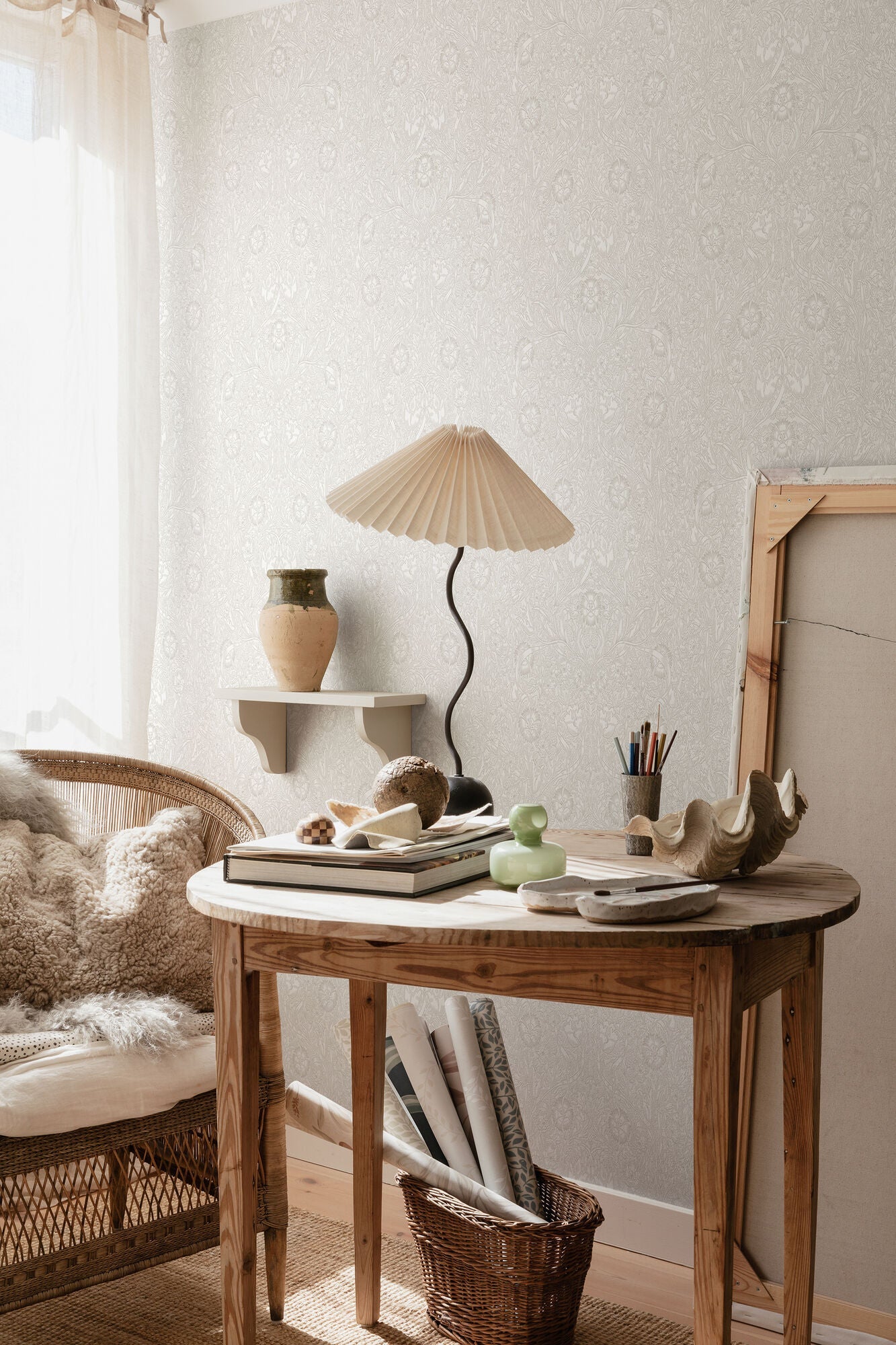 S10209 Sandstone Caroline Villa Dalarö II Wallpaper by Sandberg
