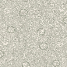 S10210 Moss Green Caroline Villa Dalarö II Wallpaper by Sandberg