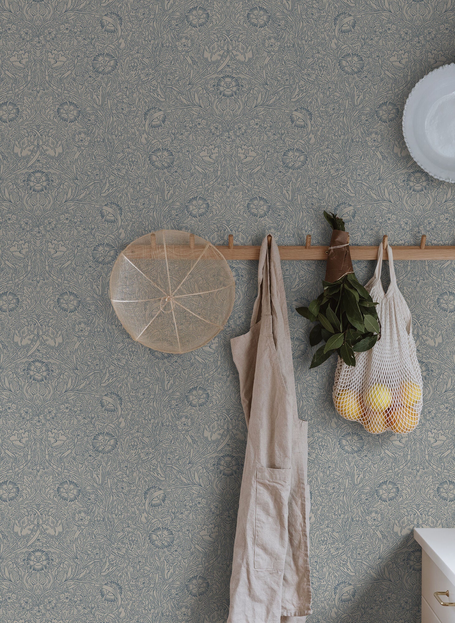 S10227 Indigo Blue Caroline Villa Dalarö II Wallpaper by Sandberg