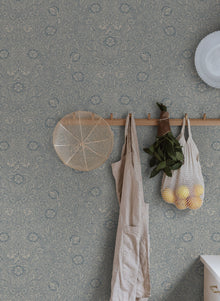 S10227 Indigo Blue Caroline Villa Dalarö II Wallpaper by Sandberg