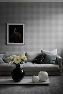 S10229 Misty Blue Lykke Villa Dalarö II Wallpaper by Sandberg