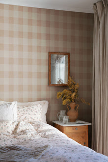 S10230 Terracotta Lykke Villa Dalarö II Wallpaper by Sandberg