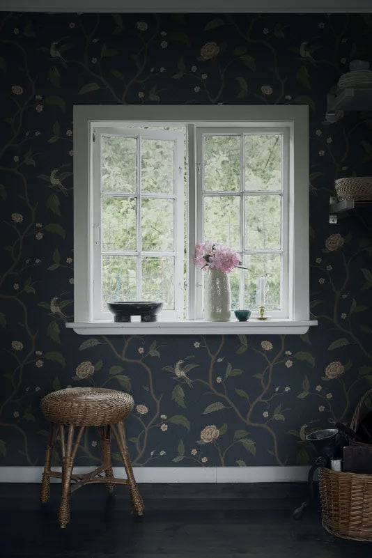 S10233 Midnight Blue Marianne Sandberg Edition Wallpaper by Sandberg
