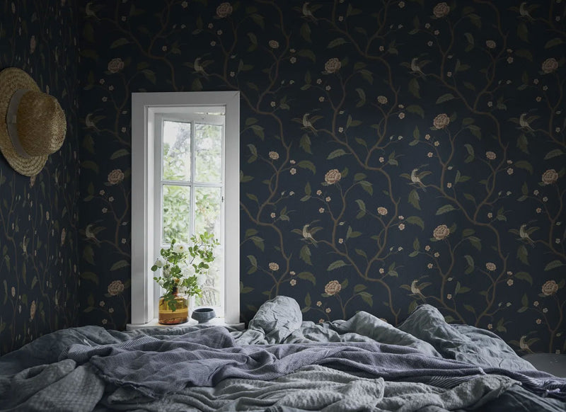 S10233 Midnight Blue Marianne Sandberg Edition Wallpaper by Sandberg