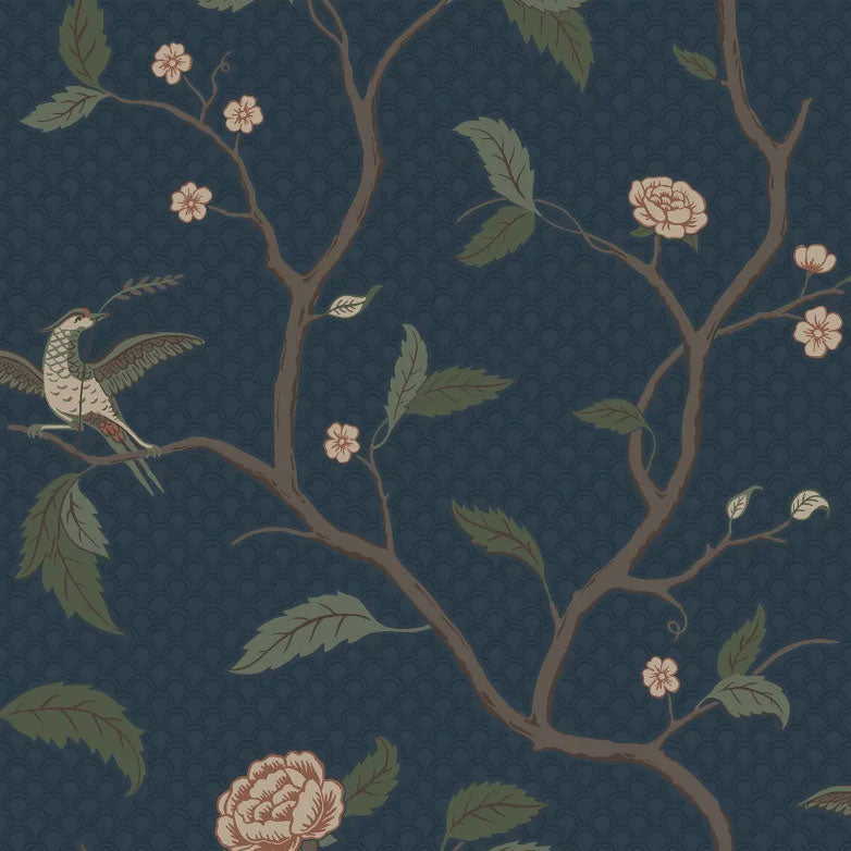S10233 Midnight Blue Marianne Sandberg Edition Wallpaper by Sandberg