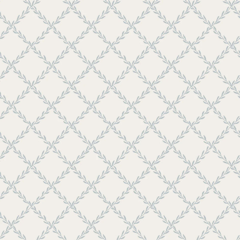 S10303 Trellis Essentials Misty Blue Wallpaper By Sandberg
