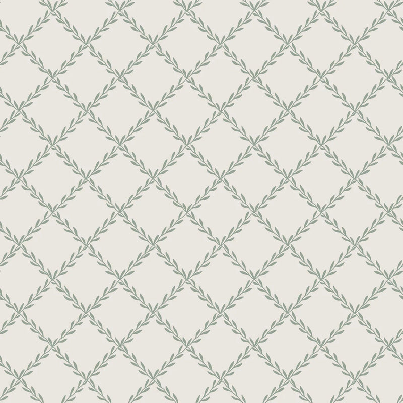 S10304 Trellis Essentials Forest Green Wallpaper By Sandberg